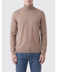 Lardini - Virgin Wool Turtleneck Jumper With Long Sleeves And Straight Hem - Lyst