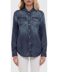 Liu Jo - Print Satin Shirt - Lyst