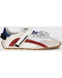 DSquared² - Dc-642 Leather And Nylon Sneakers - Lyst