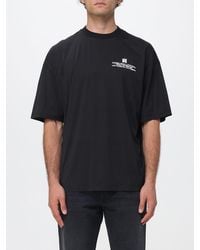 Amiri - Relaxed Fit Cotton Crewneck T-Shirt With Contrast Logo And Dropped Shoulders - Lyst