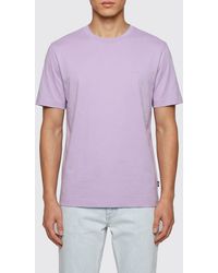 BOSS - Cotton Jersey Basic T-Shirt - Lyst