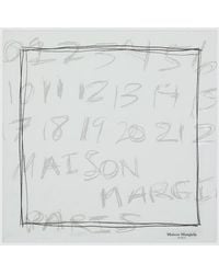 Maison Margiela - Printed Silk Scarf - Lyst
