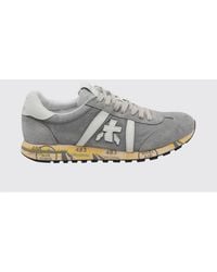 Premiata - Lucy Cotton Twill And Nylon Sneakers - Lyst