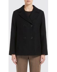 Max Mara - Double-Breasted Cotton And Linen Coat - Lyst
