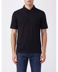 Herno - Short-Sleeve Cotton Polo Shirt With Three-Button Placket - Lyst