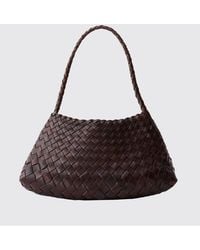 Dragon Diffusion - Rosanna Woven Leather Flared Shoulder Bag - Lyst