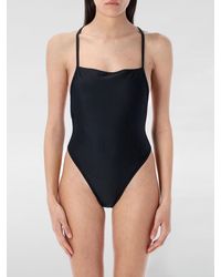 Marine Serre - Logo One-Piece Swimsuit - Lyst