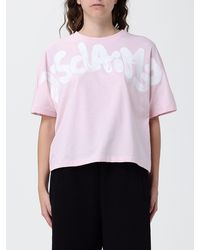 DISCLAIMER - Relaxed Fit Cotton T-Shirt With Printed Logo And Crew Neck - Lyst
