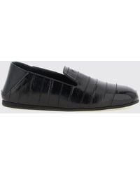 Giuseppe Zanotti - Rupert 10 Eel Leather Loafers With Metallic Logo - Lyst