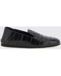 Giuseppe Zanotti - Rupert 10 Eel Leather Loafers With Metallic Logo - Lyst