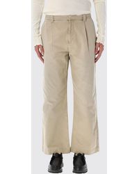 Our Legacy - Wide-Leg Mid-Rise Cotton Chino Trousers - Lyst