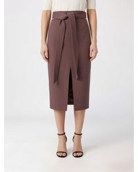 Elisabetta Franchi - Viscose Skirt - Lyst