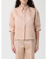 Alberta Ferretti - Silk Organza Shirt - Lyst