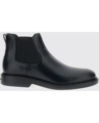 Hogan - Bottines En Cuir À Empiècements Élastiqués - Lyst