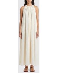 Alysi - Long Cotton Poplin Dress - Lyst