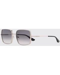 McQueen - Metal Sunglasses - Lyst