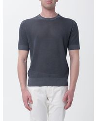 Kangra - Cotton Crew Neck Pullover - Lyst