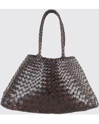 Dragon Diffusion - Santa Croce Big Tasche Aus Geflochtenem Leder - Lyst