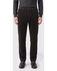 Barena - Slim Fit Corduroy Trousers With An Elasticated Waist - Lyst