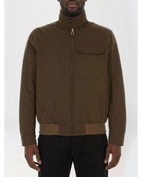 Paltò - Palt&Ograve Cotton Blend Bomber Jacket - Lyst