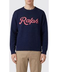 Polo Ralph Lauren - Crew Neck Sweater With Logo - Lyst