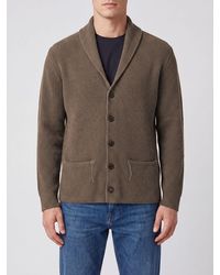 Ballantyne - V-Neck Pure Wool Button-Up Cardigan - Lyst