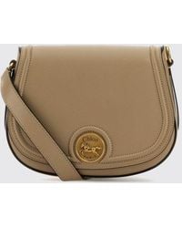 Chloé - Chlo&Eacute Horse Medal Leather Mini Crossbody Bag With Metal Logo - Lyst