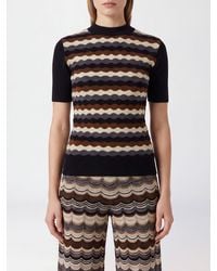 Marni - Slim Fit Striped Virgin Wool Sweater - Lyst