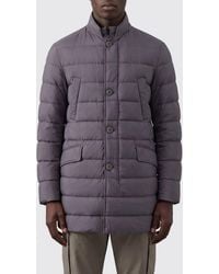 Herno - Long Quilted Nylon Puffer Coat With High Neck And Button Closure - Lyst