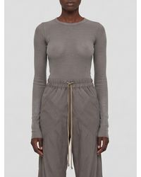 Rick Owens - Silk And Viscose Knit Top - Lyst
