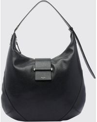Jimmy Choo - Bar Calfskin Leather Hobo Bag With Adjustable Handle - Lyst