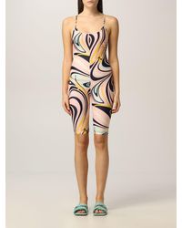 Emilio Pucci Playsuit With Graphic Print - Pink