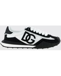 Dolce & Gabbana - Dolce &Amp Gabbana Dg Athletic Suede And Nylon Sneakers - Lyst