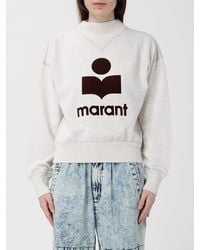 Isabel Marant - Moby Cotton Logo Sweatshirt - Lyst