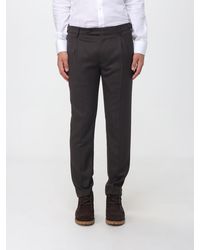 Berwich - Slim Fit Pleated Wool Chinos - Lyst