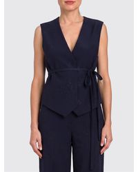 Twinset - Embroidered Viscose Blend Vest - Lyst