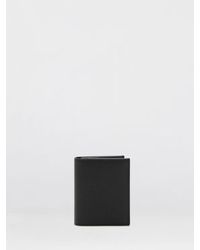 Thom Browne - Grained Leather Bifold Wallet With Stripe Detail - Lyst