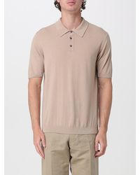 Roberto Collina - Short-Sleeved Cotton Polo Shirt With Three-Button Placket - Lyst