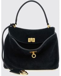 Balenciaga - Rodeo Mini Calfskin Leather Handbag With Removable Shoulder Strap - Lyst