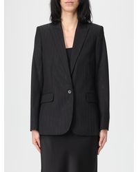 Zadig & Voltaire - Zadig &Amp Voltaire Single-Breasted Crepe Blazer With Rhinestones - Lyst