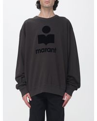 Isabel Marant - Relaxed Fit Crewneck Sweatshirt With Contrast Logo - Lyst