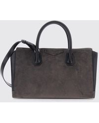 Givenchy - Small Antigona Suede Calfskin Tote Bag With Shoulder Strap - Lyst