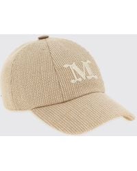 Max Mara - Baseballkappe Aus Baumwollmischung Mit Logo - Lyst