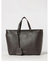 Fabiana Filippi - Large Full-Grain Leather Tote Bag With Double Handle - Lyst