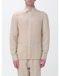 120% Lino - Linen Shirt - Lyst