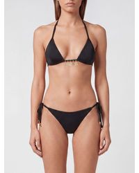 Philipp Plein - Logo Bikini Top Swimsuit - Lyst