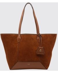 Jimmy Choo - Diamond Calfskin Leather Tote Bag With Double Handle And Charm - Lyst