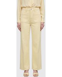 FRAME - The Anchor Mid-Rise Wide-Leg Jeans - Lyst