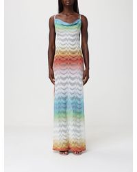 Missoni - Chevron Long Sleeve Cover-Up Dress - Lyst