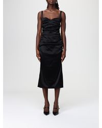 Dolce & Gabbana - Dolce &Amp Gabbana Silk Blend Dress - Lyst